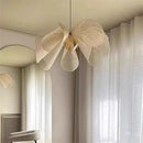 Axyaa Wabi Sabi LED Pendant Lamp: French Fabric Nordic Design for Home and Hotel