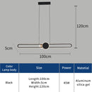 Axyaa Adjustable Dimmable Linear LED Chandelier for Kitchen Dining Room