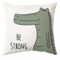Axyaa Cartoon Animal Print Pillowcase for Living Room Decoration