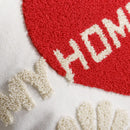 Axyaa Love Embroidered Valentine's Day Pillowcase Red White Lovers Towel Throw Cushion Cover