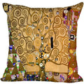 Gustav Klimt Printed Polyester Pillowcase for Home Sofa by Axyaa