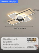 Axyaa Geometric Minimalist Ceiling Light: Creative Design for Master Bedroom
