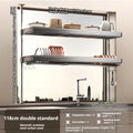 Axyaa Over Sink Dish Drying Rack & Organizer Shelf - Adjustable Multifunctional Storage