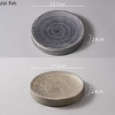 Axyaa Ceramic Sushi Dinner Plate Set for Molecular Cuisine