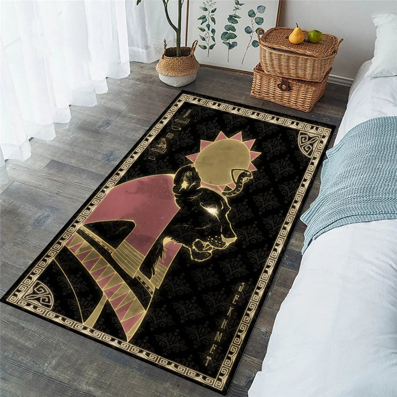 Egyptian Gods Inspired Rugs for Stylish Home Decor by Axyaa