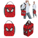 Axyaa Spider Man Lunch Bag: Insulated Portable Cooler for Travel