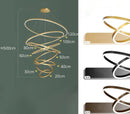 Axyaa Facil Indoor Chandelier Staircase Ceiling Lamp Lighting Fixtures