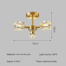 Axyaa Light Luxury Crystal Chandelier for Elegant Indoor Decor