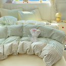 Axyaa Cloud Cotton Lace Summer Quilt Set - Single Thin Cool Quilt