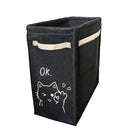 Axyaa Large Storage Box: Space-Saving Laundry Basket, Toy & Clothing Organizer