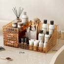 Axyaa Large Capacity Cosmetic Organizer with Transparent Drawer & Multi-functional Design