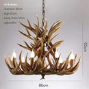 Axyaa Antler Chandelier Pendant Lamp | Nordic Style Hanging Lights for Bar and Bedroom