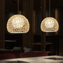 Axya Nordic Rattan Pendant Lights Chinese Bamboo Chandelier