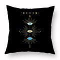 Axyaa Tarot Black Pillowcase 45x45cm for Home Decor and Living Room