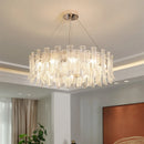 Axyaa Crystal Ceiling Lamp: Sleek Modern Design for Warm, Eye-Friendly Lighting in Living, Dining, or Bedroom
