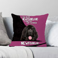 Axyaa American Akita Print Pillowcase: Cute Dog Cushion Cover for Home and Car