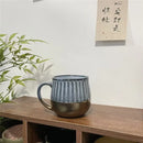 Axyaa Ceramic Ball Cup: Retro Minimalist Coffee Mug for Home and Office