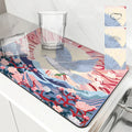 Axyaa Absorbent Draining Mat for Kitchen and Bathroom