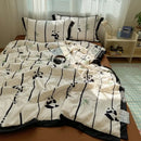 Axyaa Hepburn Lace Cotton Summer Quilt Set