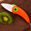 Axyaa Mini Bird Ceramic Knife: Portable & Foldable Kitchen Tool