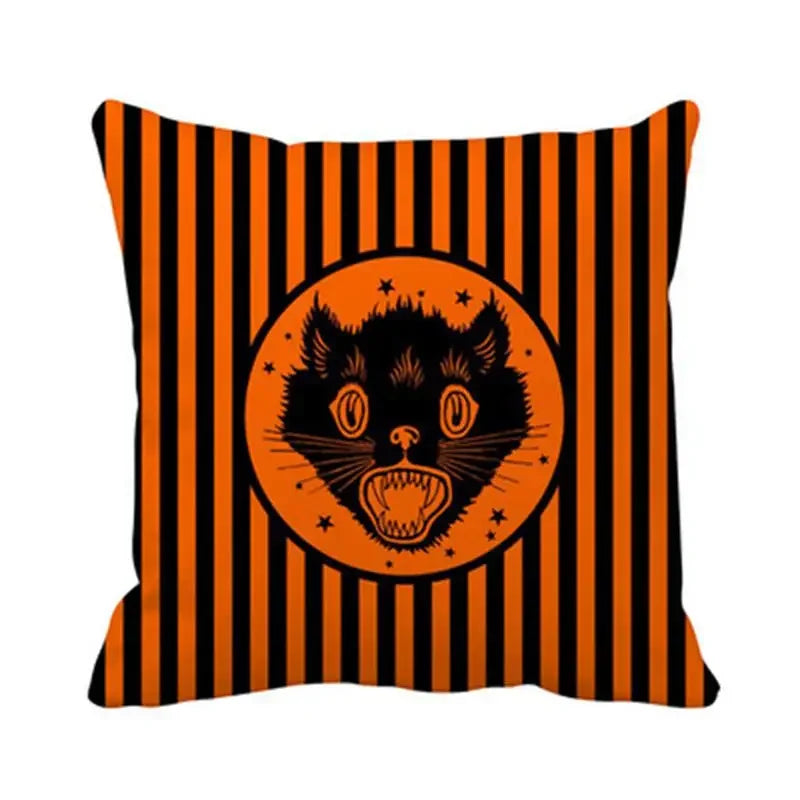 Halloween Cartoon Pumpkin Bat Ghost Pillowcase for Axyaa Home Decoration