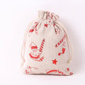Axyaa Christmas Drawstring Pouches for Gifts & Snacks