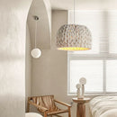 Axyaa Nordic Knit Rope Chandelier: Minimalist E27 LED Pendant Light Fixture