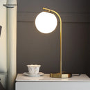 Axyaa Brass LED Desk Lamp - Minimalist Creative Lighting Fixture