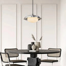 Axyaa White Glass LED Pendant Lights with Bulgari Stone - Bedroom & Living Room Lighting