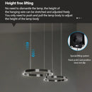 Axyaa LED Pendant Light Chandelier for Bedroom Dining Study Area