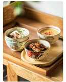 Axyaa Ceramic Rice Seasoning Soup Bowl Small Household Tableware