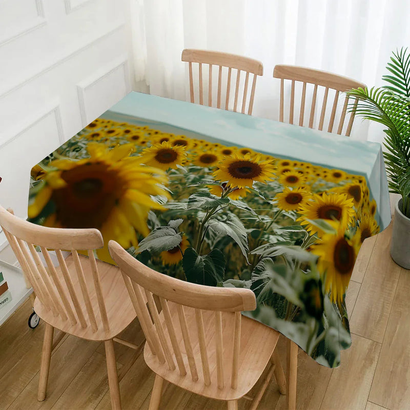 Axyaa Sunflower Plank Table Runner for Home Decor and Party Centerpieces