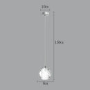 Axyaa Crystal Stair Chandelier: Modern LED Ceiling Lamp for Living Room