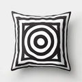 Axyaa Geometric Star Square Pillow Cover - Modern Home Decor Art Print