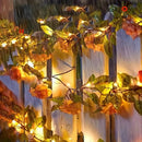Champagne Rose Vine Fairy Lights by Axyaa - Indoor Outdoor Holiday Wedding Decor