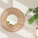 Hemp Rope Mirror Decoration for Living Room by Axyaa