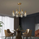 Axyaa Molecular Copper Magic Bean Glass Pendant Lamp