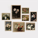 Axyaa Classical Flowers Canvas Prints Wall Art Home Decor