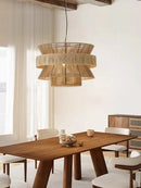 Axyaa Retro Rope Ceiling Chandelier for Kitchen Table Lighting