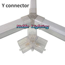 Axyaa Hexagon LED Garage Ceiling Light for Auto Body Repair & Workshop
