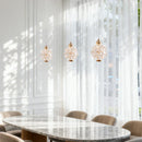 Axyaa Crystal Chandeliers: Modern LED Ceiling Hanging Lights for Living Room