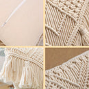 Boho Tassel Cushion Cover 45x45cm for Sofa, Nordic Style Home Decor by Axyaa