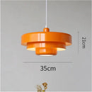 Axyaa Nordic Modern Color Pendant Chandelier LED Hanging Lamp Living Room Bedroom Lighting