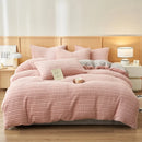 Axyaa Cozy Fleece & Velvet Bedding Set for Winter Comfort