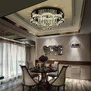 Axyaa LED Crystal Chandelier for Foyer Living Room Decoration