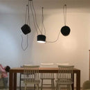 Axyaa Modern Drum Chandelier for Living Room Dining Decor