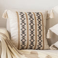 Luxury Boho Cotton Linen Pillowcase Set for Home Decor by Axyaa