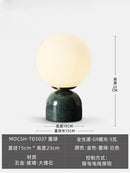 Axyaa Marble Table Lamp LED G9 Simple Designer Desk Light Luxury Atmosphere Home Decor