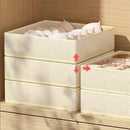 Axyaa Underwear Bra Storage Box Panties Socks Organizer Separator Foldable Drawer