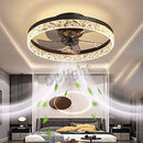 Axyaa Smart LED Ceiling Fan Lights Remote Control Dimmable for Bedroom Decor